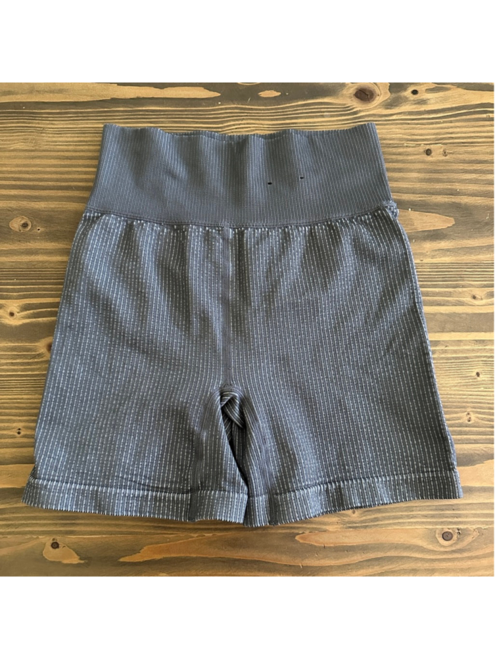 BODY by Cotton On Athletic Shorts Womens XS Gray White Striped High Rise